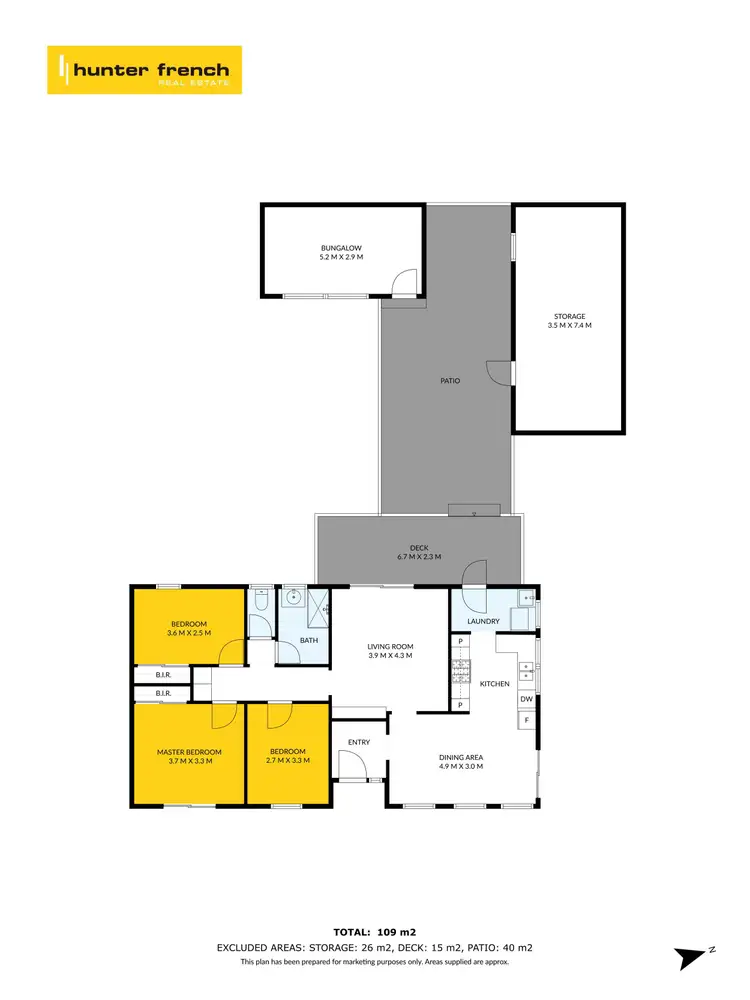 Floorplan of Homely house listing, 90 Tyquin Street, Laverton VIC 3028