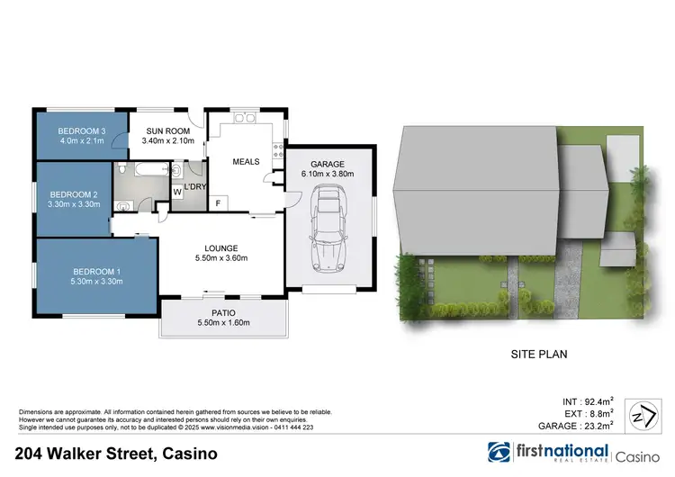 Floorplan of Homely house listing, 204 Walker Street, Casino NSW 2470