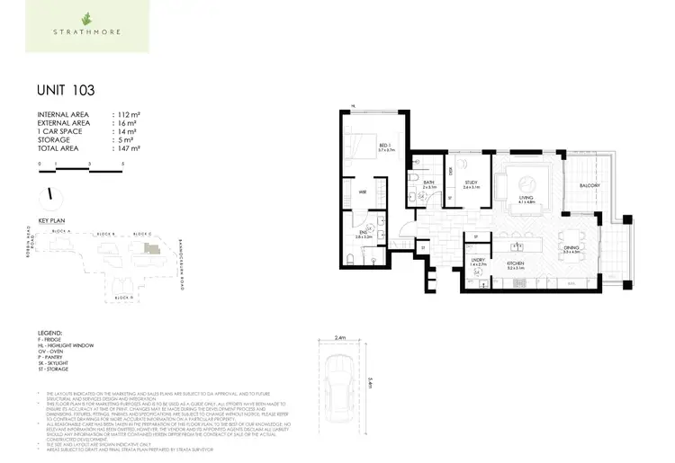 Floorplan of Homely apartment listing, 103/102 Bannockburn Road, Pymble NSW 2073