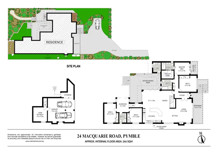 Floorplan of Homely house listing, 24 Macquarie Road, Pymble NSW 2073