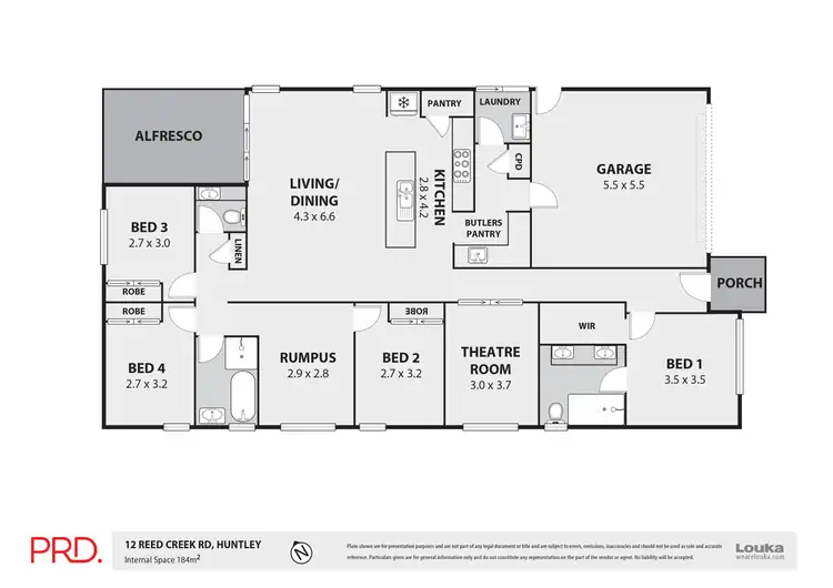 Floorplan of Homely house listing, 12 Reed Creek Road, Huntley NSW 2530