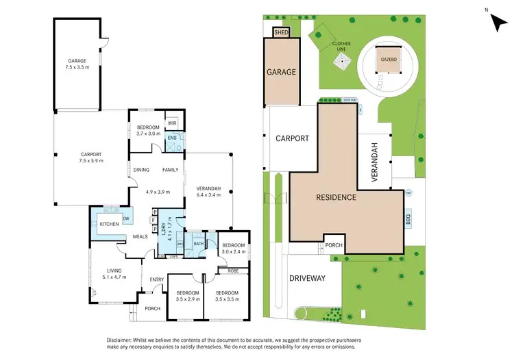 Floorplan of Homely house listing, 39 Tiverton Drive, Mulgrave VIC 3170