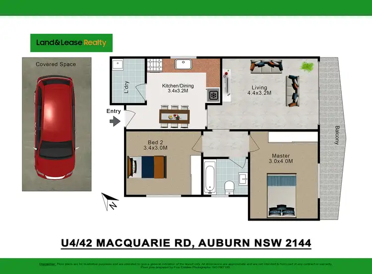 Floorplan of Homely apartment listing, 4/42 Macquarie Road, Auburn NSW 2144