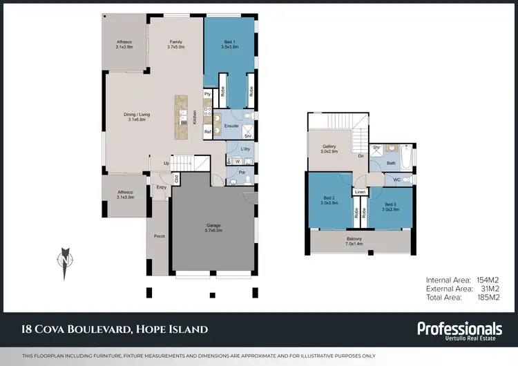 Floorplan of Homely house listing, 18 Cova Boulevard, Hope Island QLD 4212