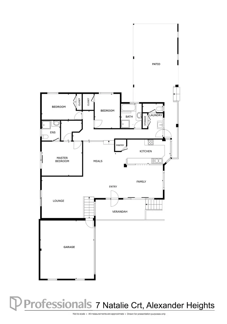 Floorplan of Homely house listing, 7 Natalie Court, Alexander Heights WA 6064