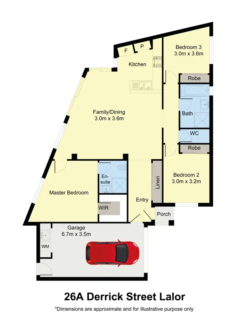 Floorplan of Homely house listing, 26A Derrick Street, Lalor VIC 3075