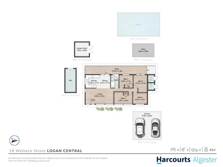 Floorplan of Homely house listing, 18 Welbeck Street, Logan Central QLD 4114