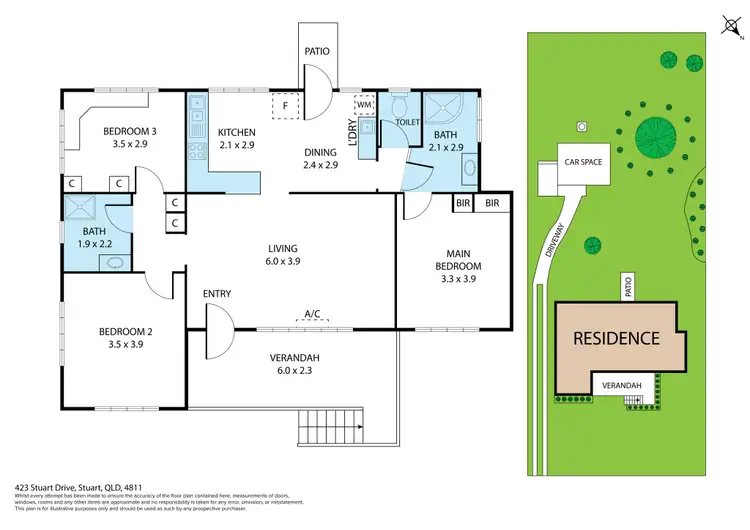 Floorplan of Homely house listing, 423 Stuart Drive, Stuart QLD 4811
