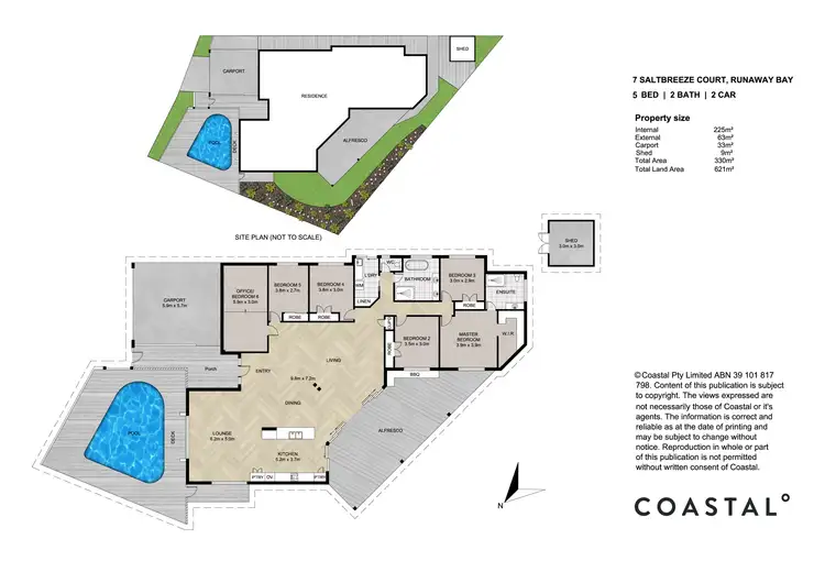 Floorplan of Homely house listing, 7 Saltbreeze Court, Runaway Bay QLD 4216