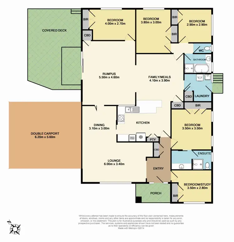Floorplan of Homely house listing, 6 Georgian Gardens, Wantirna VIC 3152