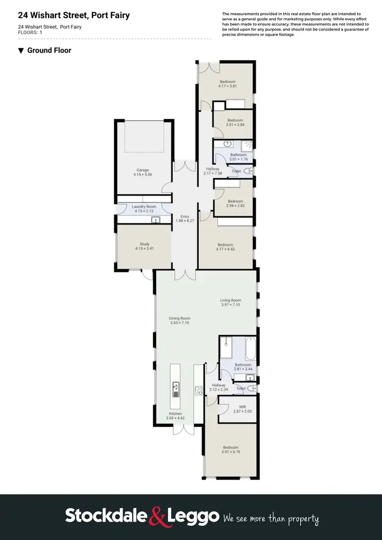 Floorplan of Homely house listing, 24 Wishart Street, Port Fairy VIC 3284