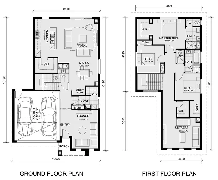 Floorplan of Homely house listing, LOT 911 MENTHA STRTEET (TURN KEY), Manor Lakes VIC 3024