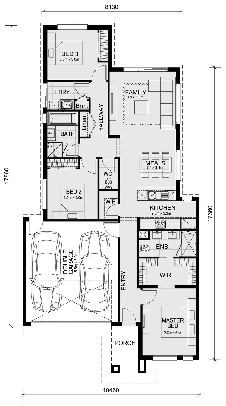 Floorplan of Homely house listing, Lot 70205 Organic Street, Mickleham VIC 3064
