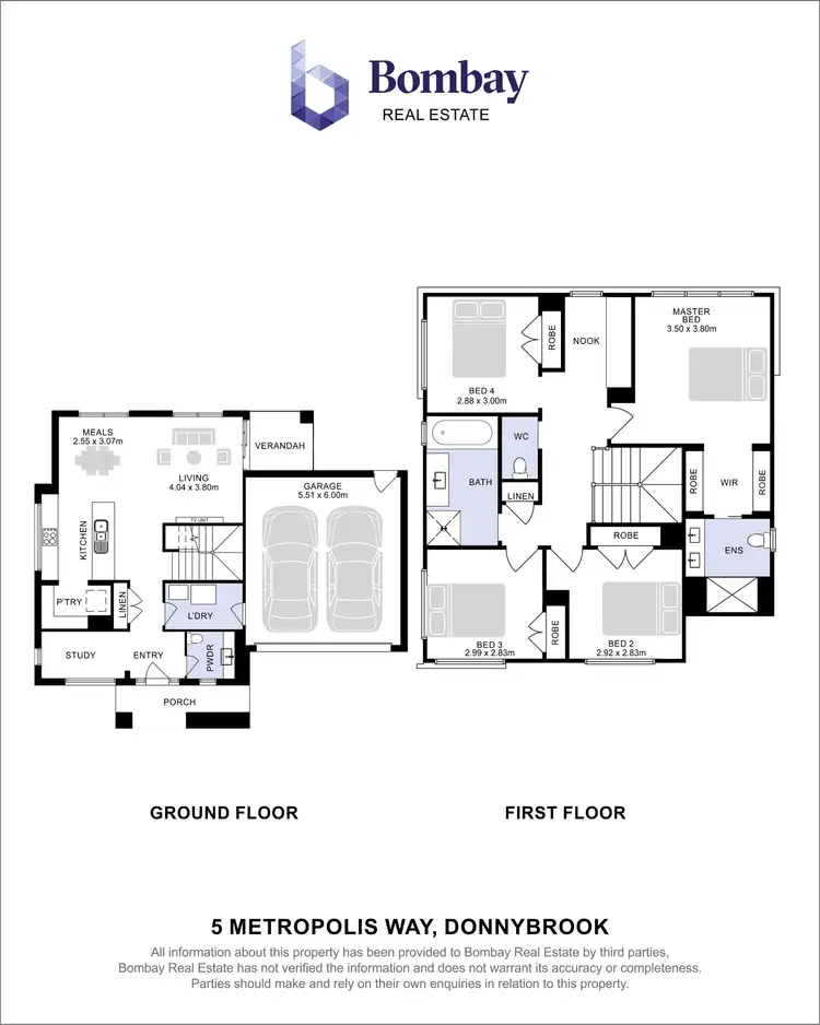 Floorplan of Homely house listing, 5 Metropolis Way, Donnybrook VIC 3064