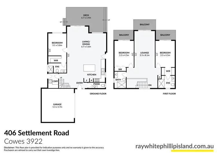 Floorplan of Homely house listing, 406 Settlement Road, Cowes VIC 3922