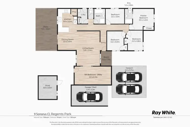 Floorplan of Homely house listing, 19 Sonorous Close, Regents Park QLD 4118