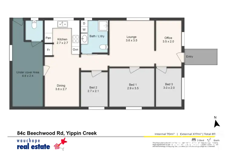 Floorplan of Homely house listing, 84C Beechwood Road, Wauchope NSW 2446