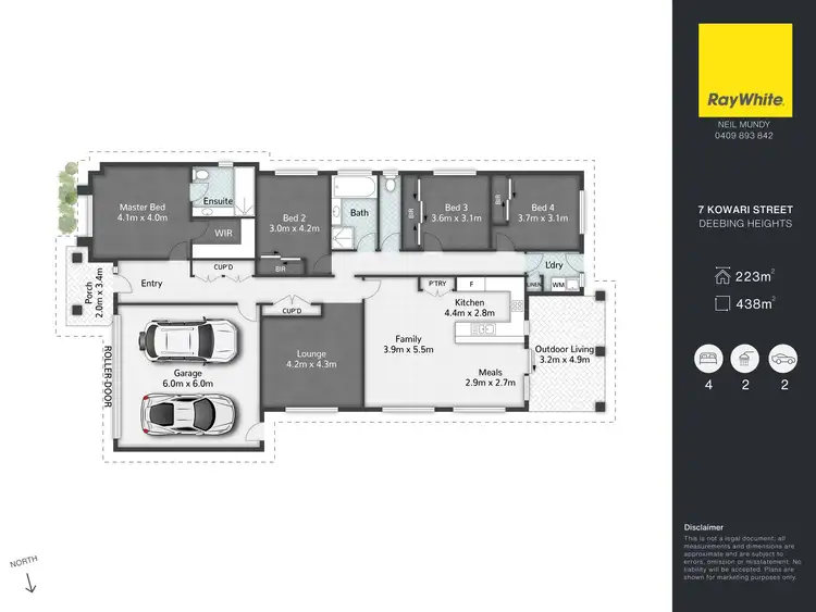 Floorplan of Homely house listing, 7 Kowari Street, Deebing Heights QLD 4306