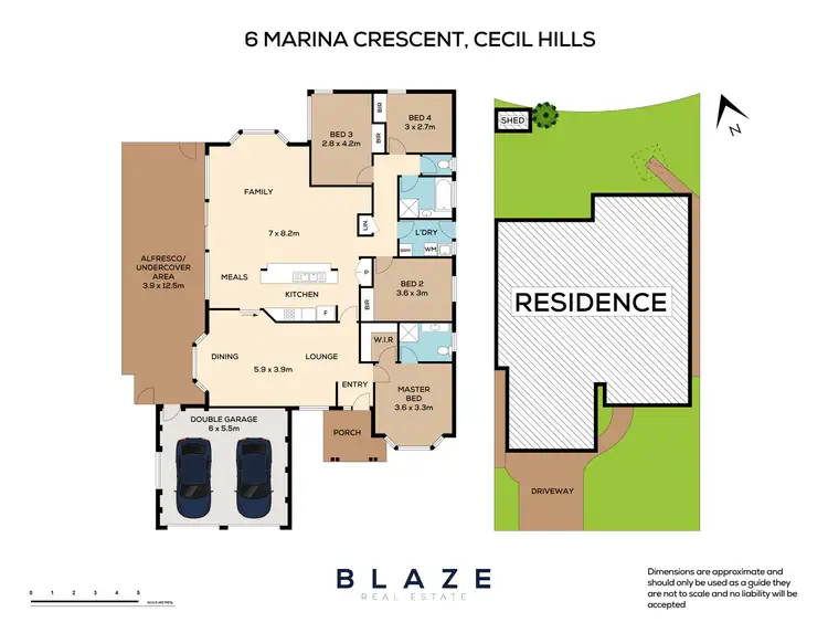 Floorplan of Homely house listing, 6 Marina Crescent, Cecil Hills NSW 2171