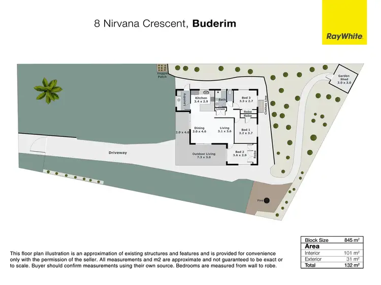 Floorplan of Homely house listing, 8 Nirvana Crescent, Buderim QLD 4556