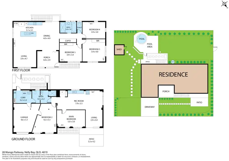 Floorplan of Homely house listing, 28 Mango Parkway, Nelly Bay QLD 4819