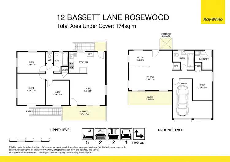 Floorplan of Homely house listing, 12 Bassett Lane, Rosewood QLD 4340