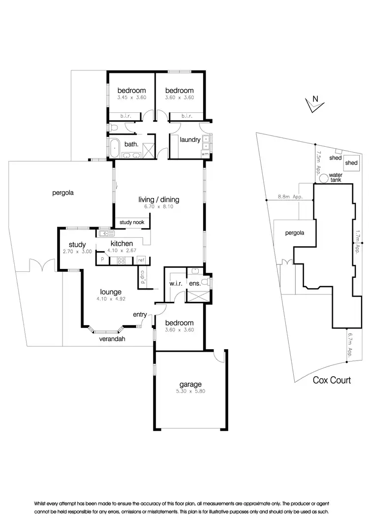 Floorplan of Homely house listing, 2 Cox Court, Altona Meadows VIC 3028