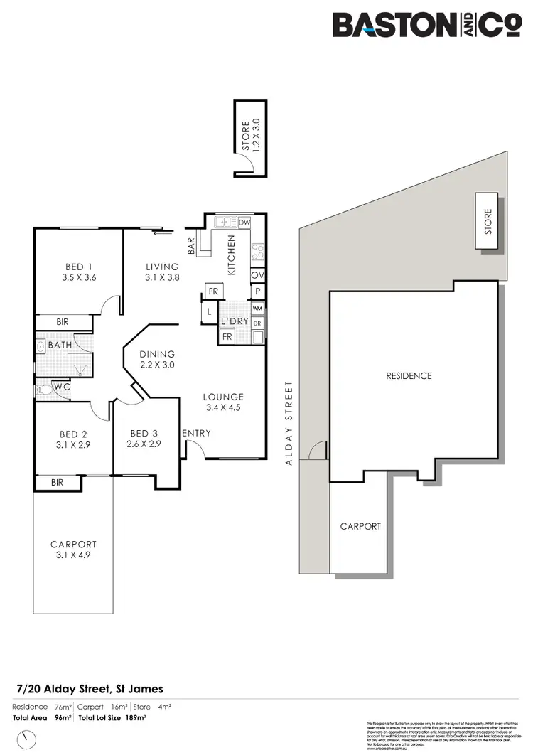 Floorplan of Homely villa listing, 7/20 Alday Street, St James WA 6102