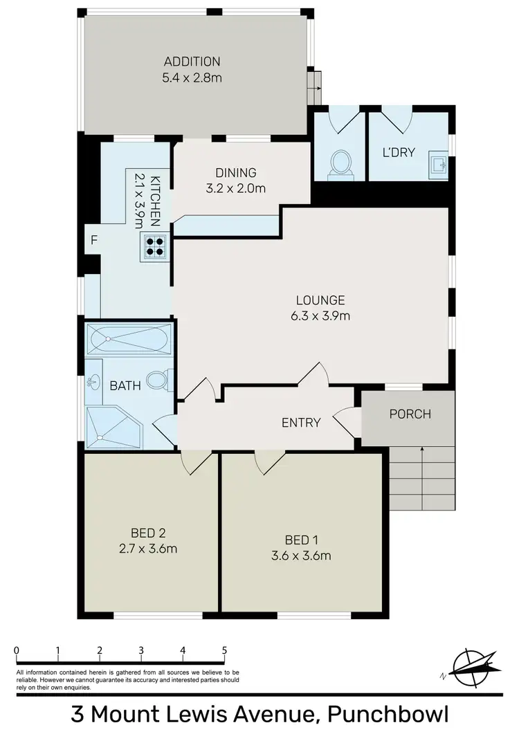 Floorplan of Homely house listing, 3 MOUNT LEWIS AVENUE, Punchbowl NSW 2196