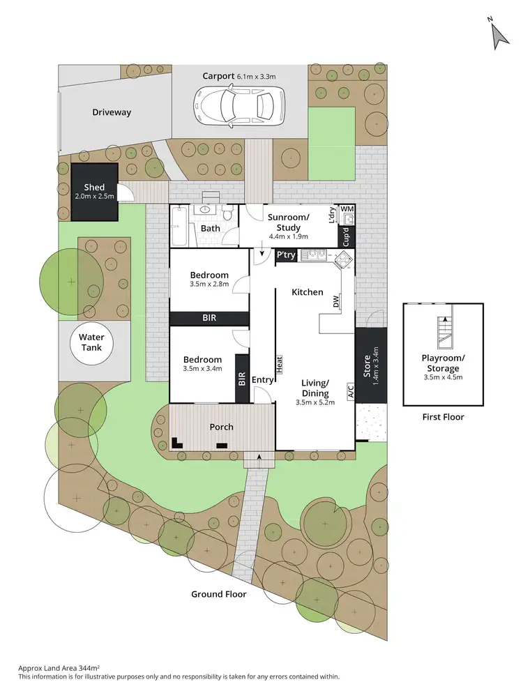 Floorplan of Homely house listing, 85 Carr Street, Geelong VIC 3220