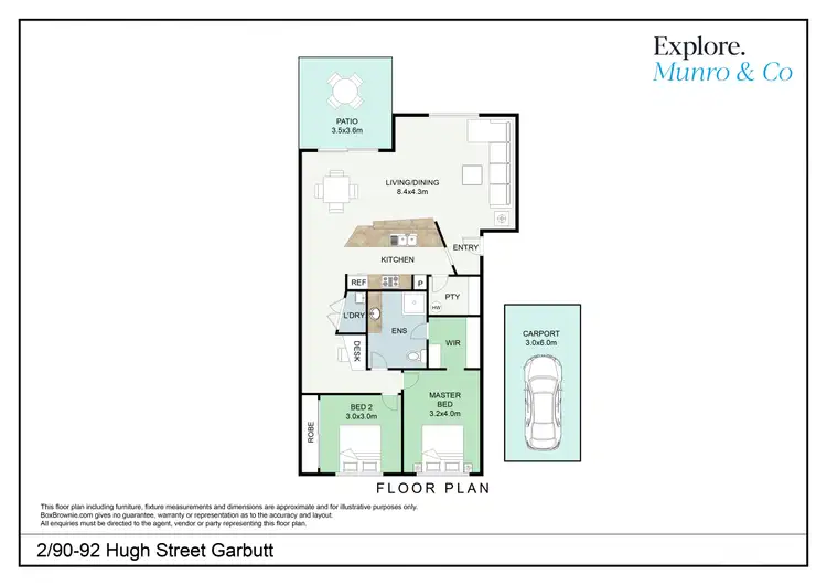 Floorplan of Homely unit listing, 2/90-92 Hugh Street, Garbutt QLD 4814