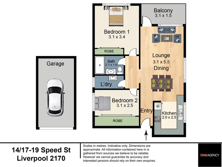 Floorplan of Homely unit listing, 14/17-19 Speed St, Liverpool NSW 2170