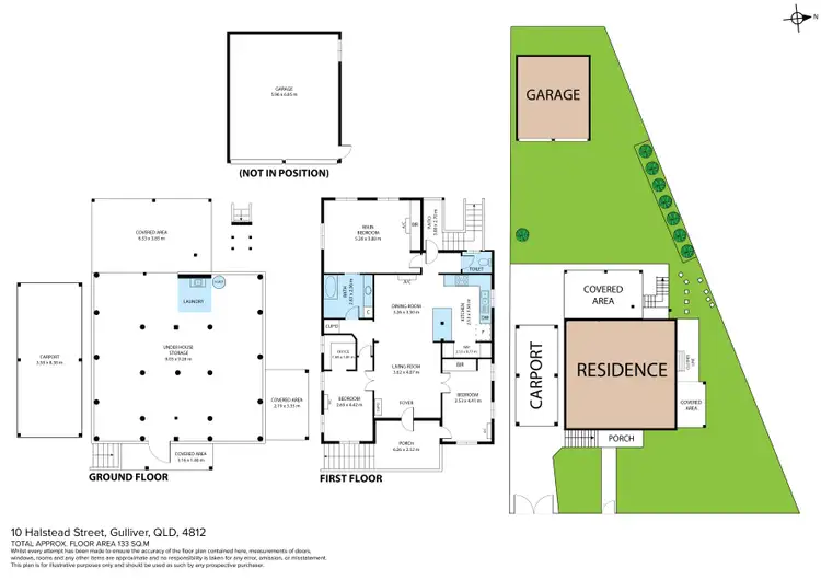 Floorplan of Homely house listing, 10 Halstead Street, Gulliver QLD 4812