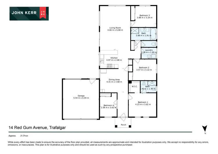 Floorplan of Homely house listing, 14 Red Gum Avenue, Trafalgar VIC 3824