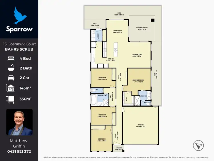 Floorplan of Homely house listing, 15 Goshawk Court, Bahrs Scrub QLD 4207