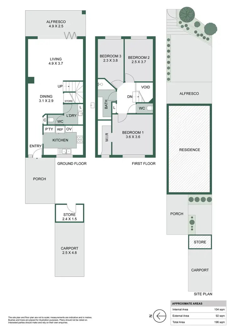 Floorplan of Homely house listing, 3/3 Rockett Lane, Cottesloe WA 6011