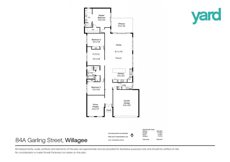 Floorplan of Homely house listing, 84A Garling Street, Willagee WA 6156