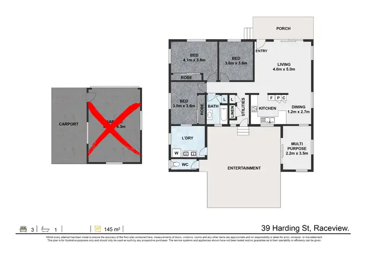 Floorplan of Homely house listing, 39 Harding Street, Raceview QLD 4305