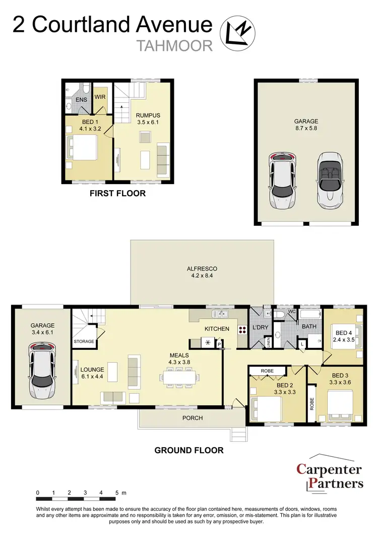 Floorplan of Homely house listing, 2 Courtland Avenue, Tahmoor NSW 2573
