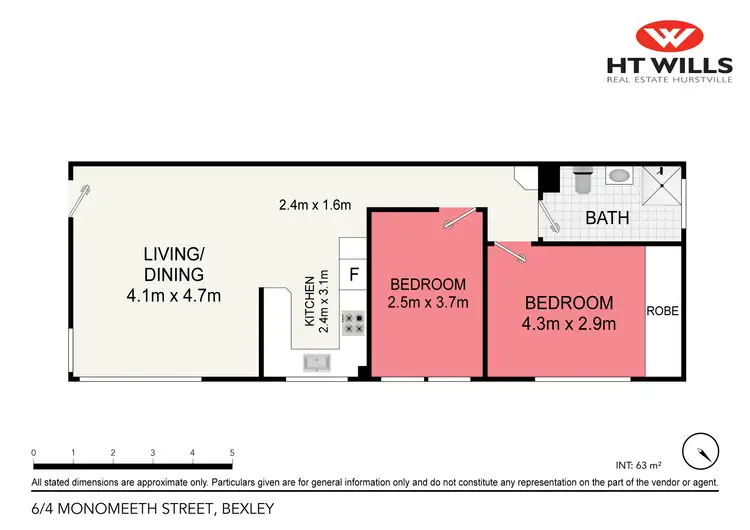 Floorplan of Homely apartment listing, 6/4 Monomeeth Street, Bexley NSW 2207
