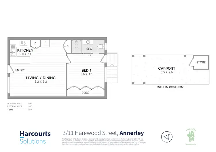 Floorplan of Homely unit listing, 3/11 Harewood Street, Annerley QLD 4103