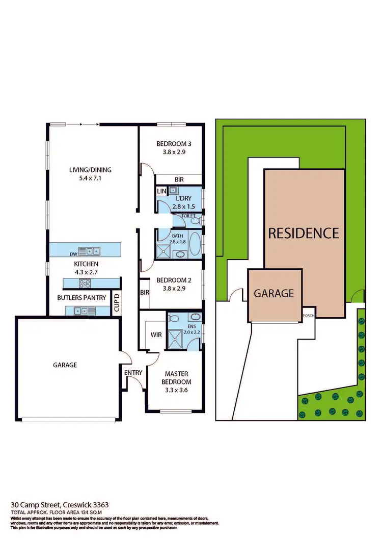 Floorplan of Homely house listing, 30 Camp Street, Creswick VIC 3363