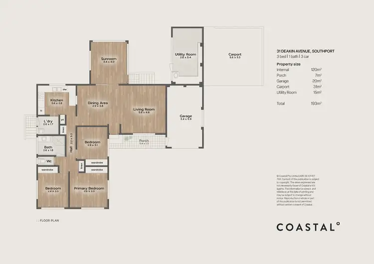 Floorplan of Homely house listing, 31 Deakin Avenue, Southport QLD 4215