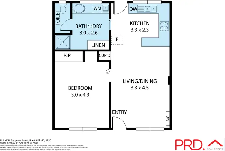Floorplan of Homely house listing, 6/10 Simpson Street, Black Hill VIC 3350