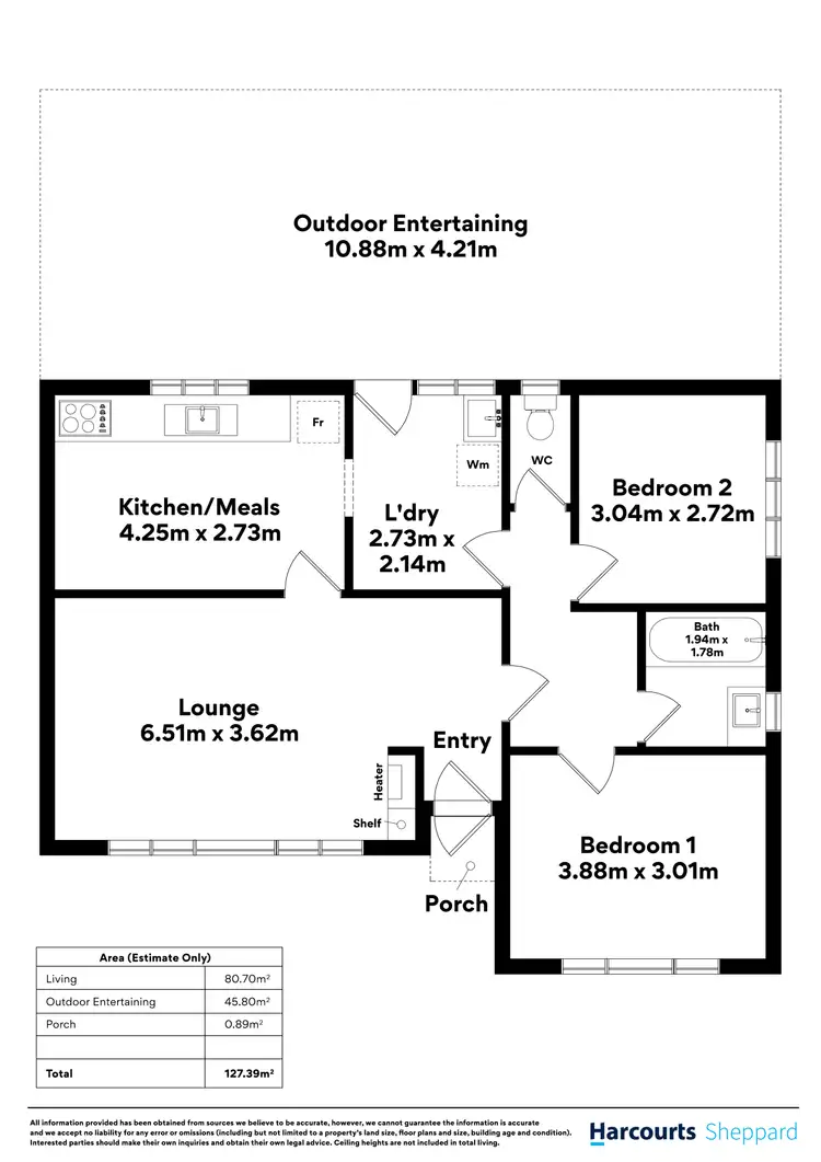 Floorplan of Homely house listing, 41 Morley Street, West Richmond SA 5033