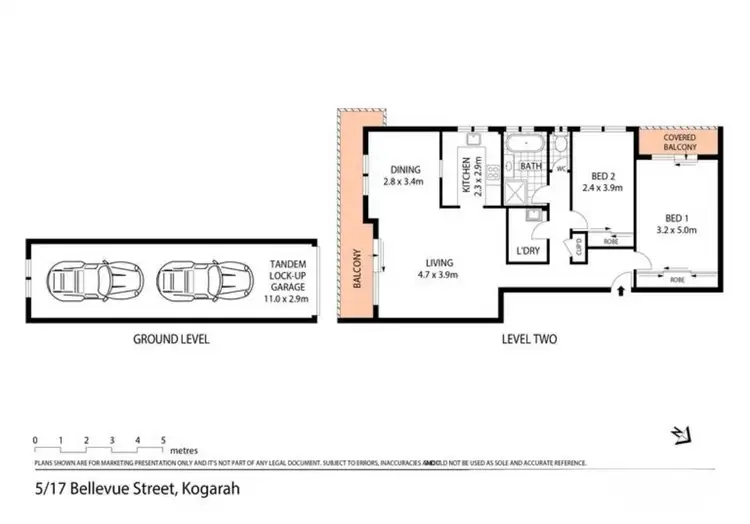 Floorplan of Homely apartment listing, 5/17 Bellevue Street, Kogarah NSW 2217