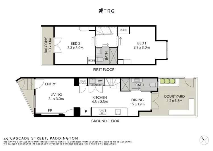 Floorplan of Homely house listing, 49 Cascade Street, Paddington NSW 2021
