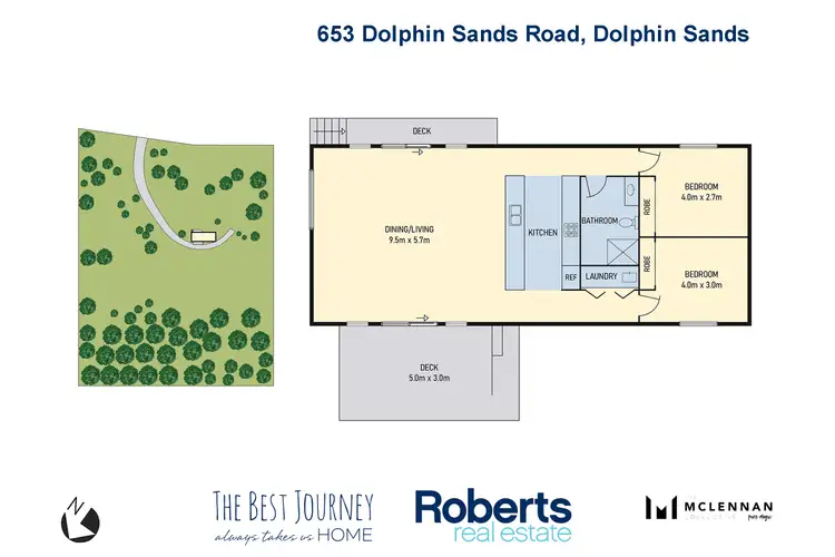 Floorplan of Homely house listing, 653 Dolphin Sands Road, Dolphin Sands TAS 7190