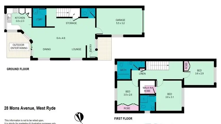 Floorplan of Homely house listing, 28 Mons Avenue, West Ryde NSW 2114