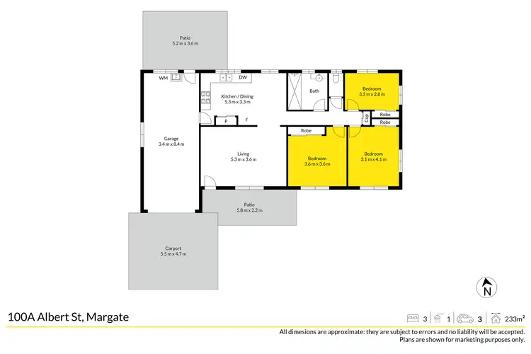 Floorplan of Homely house listing, 100A Albert Street, Margate QLD 4019